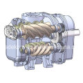 Energiesparender zweistufiger Kompressionsschrauben-Luftkompressor (KD75-8II)